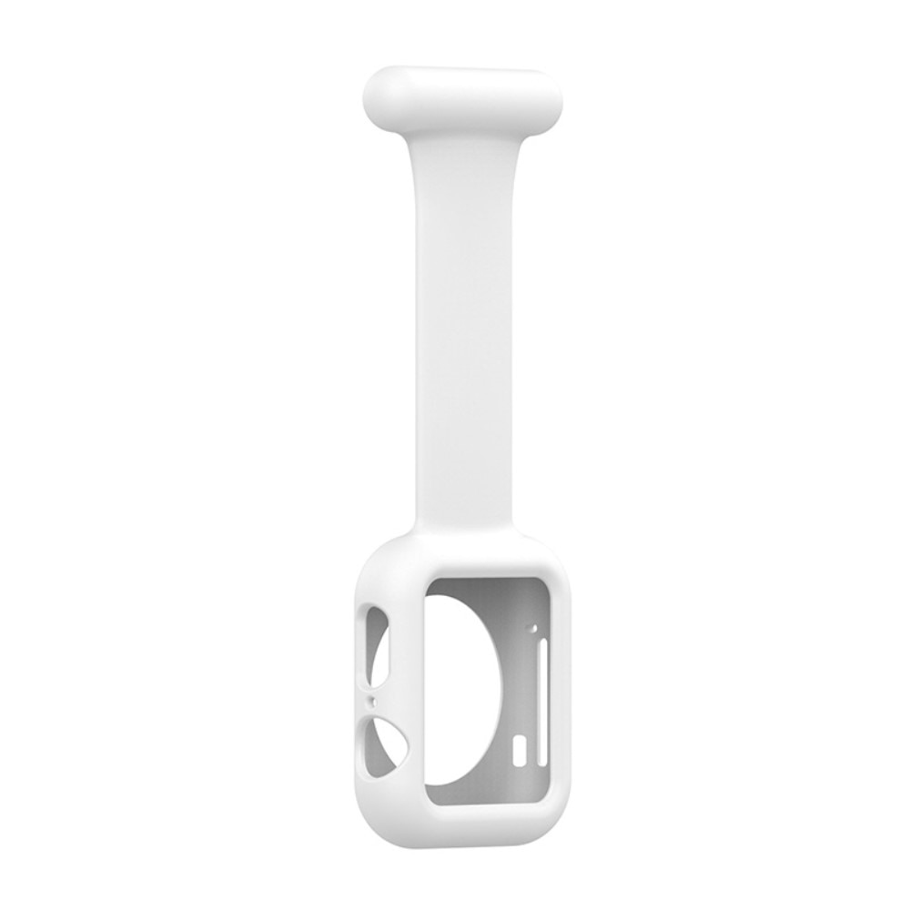 Reloj de bolsillo Funda de silicona Apple Watch SE 40mm blanco