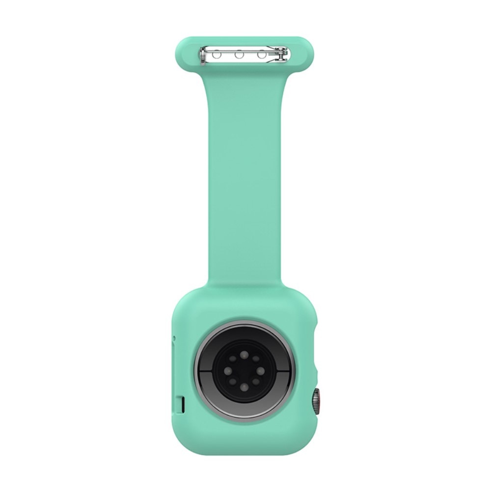 Reloj de bolsillo Funda de silicona Apple Watch 41mm Series 8 verde