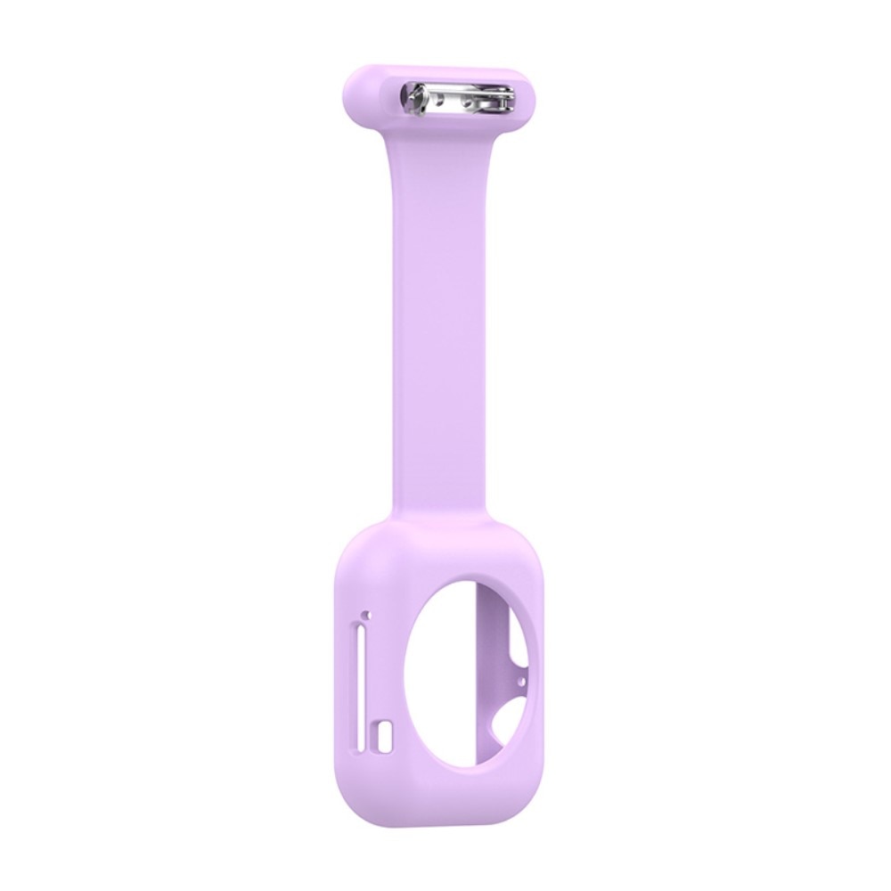 Reloj de bolsillo Funda de silicona Apple Watch 41mm Series 7 violeta