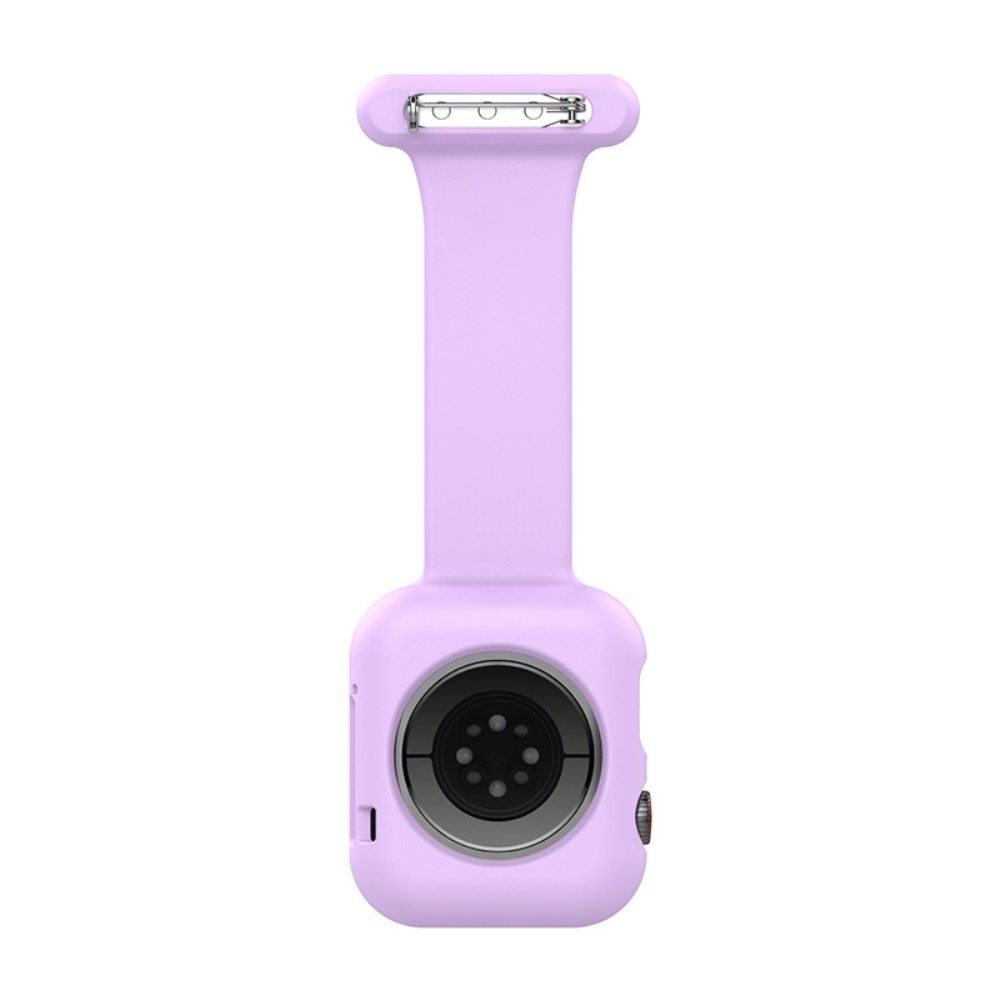 Reloj de bolsillo Funda de silicona Apple Watch SE 40mm violeta