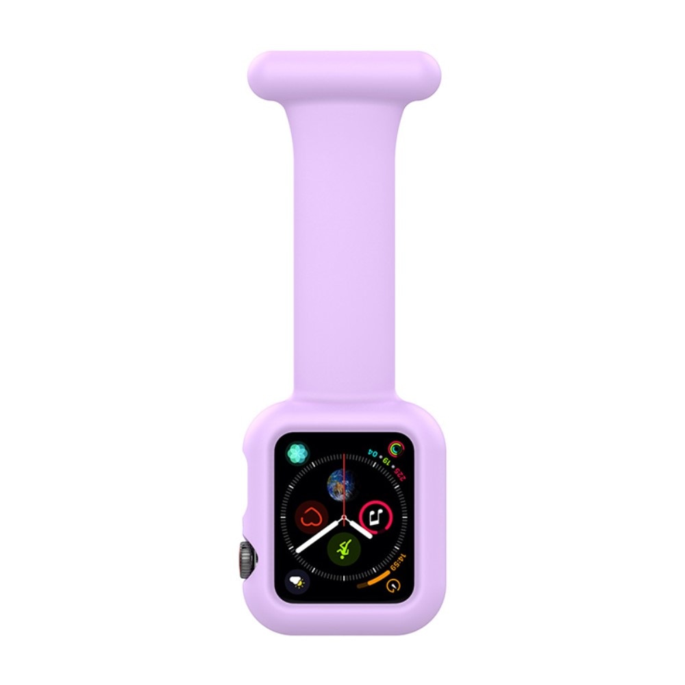 Reloj de bolsillo Funda de silicona Apple Watch 38/40/41 mm Violeta