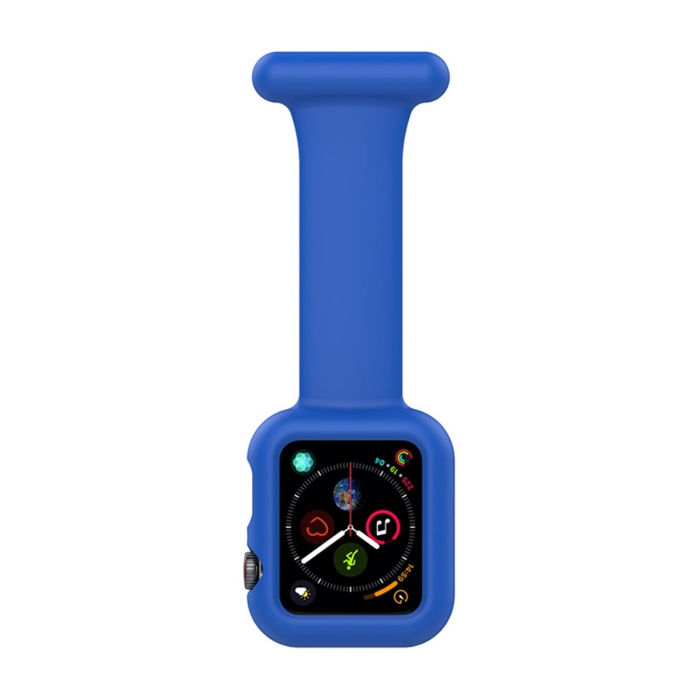 Reloj de bolsillo Funda de silicona Apple Watch 41mm Series 8 azul