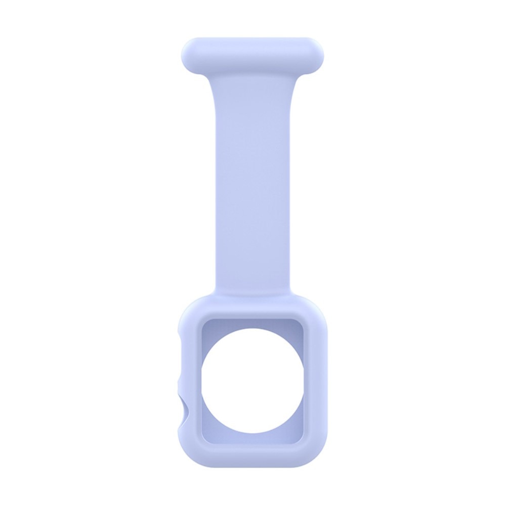 Reloj de bolsillo Funda de silicona Apple Watch SE 40mm azul claro