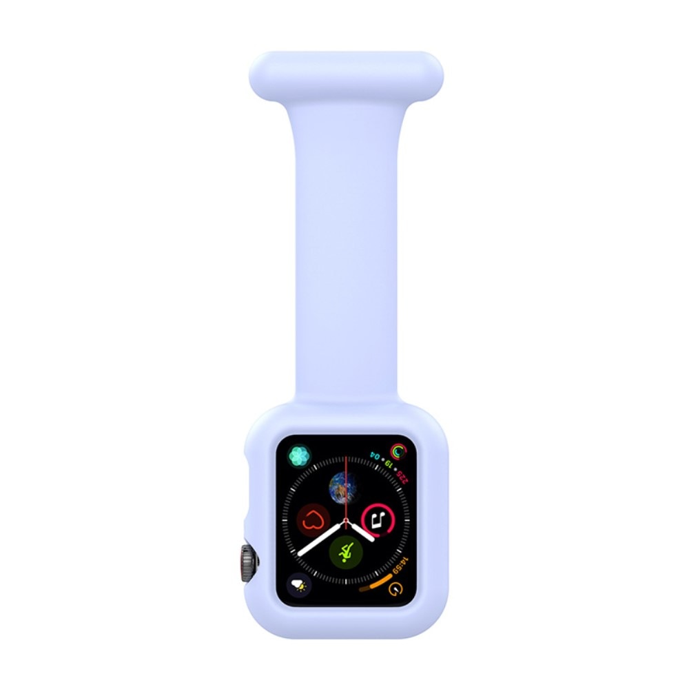 Reloj de bolsillo Funda de silicona Apple Watch 38mm azul claro