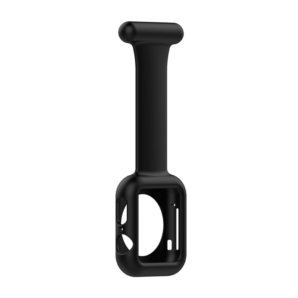 Reloj de bolsillo Funda de silicona Apple Watch 41mm Series 7 negro