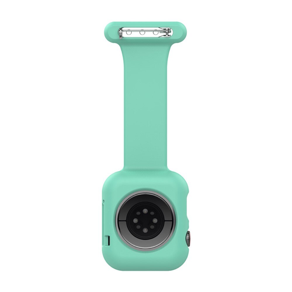 Reloj de bolsillo Funda de silicona Apple Watch 45mm Series 9 verde