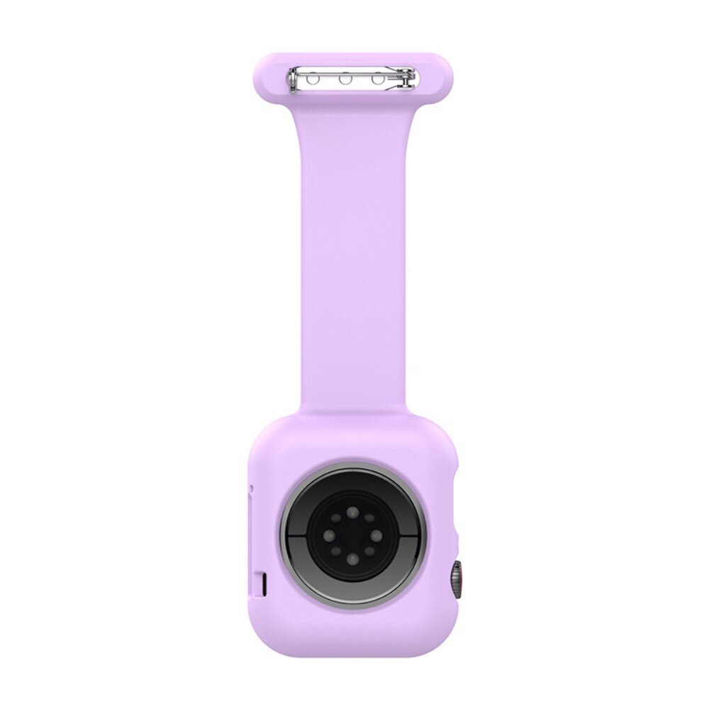 Reloj de bolsillo Funda de silicona Apple Watch 44mm violeta