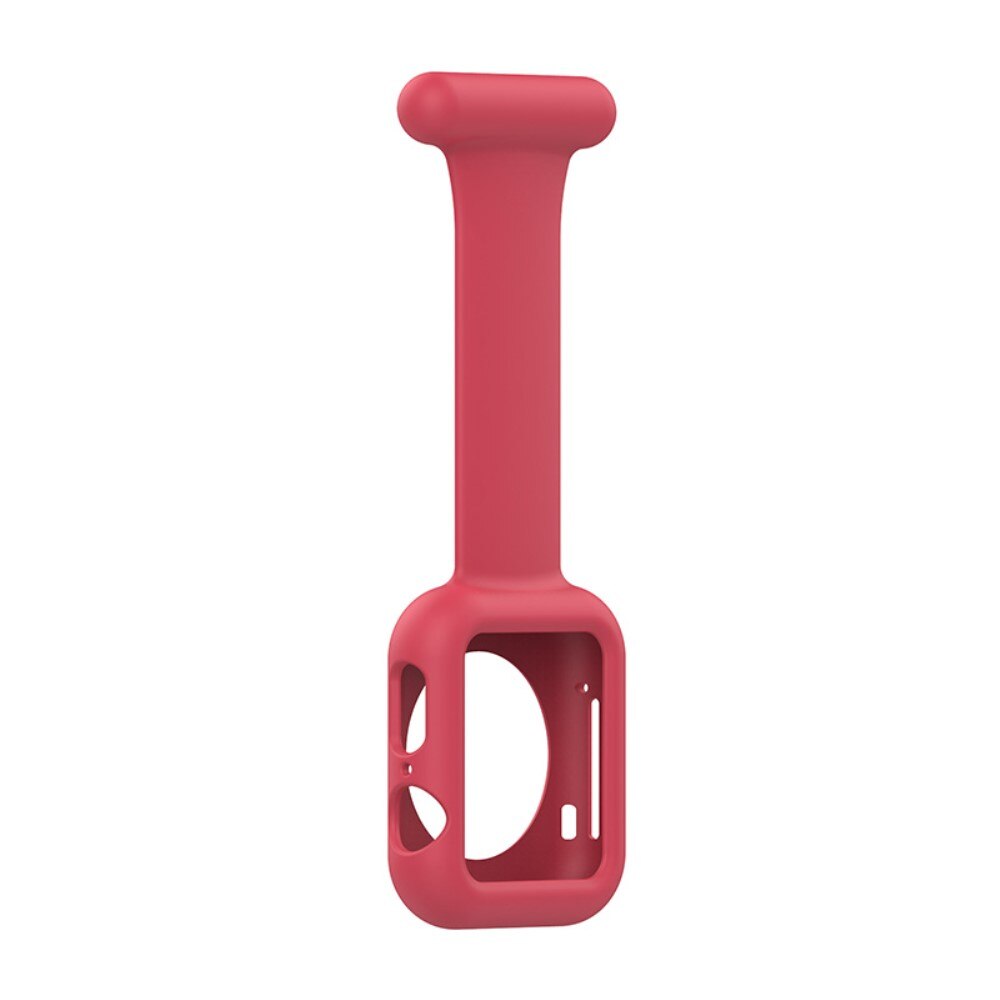 Reloj de bolsillo Funda de silicona Apple Watch 42mm rojo