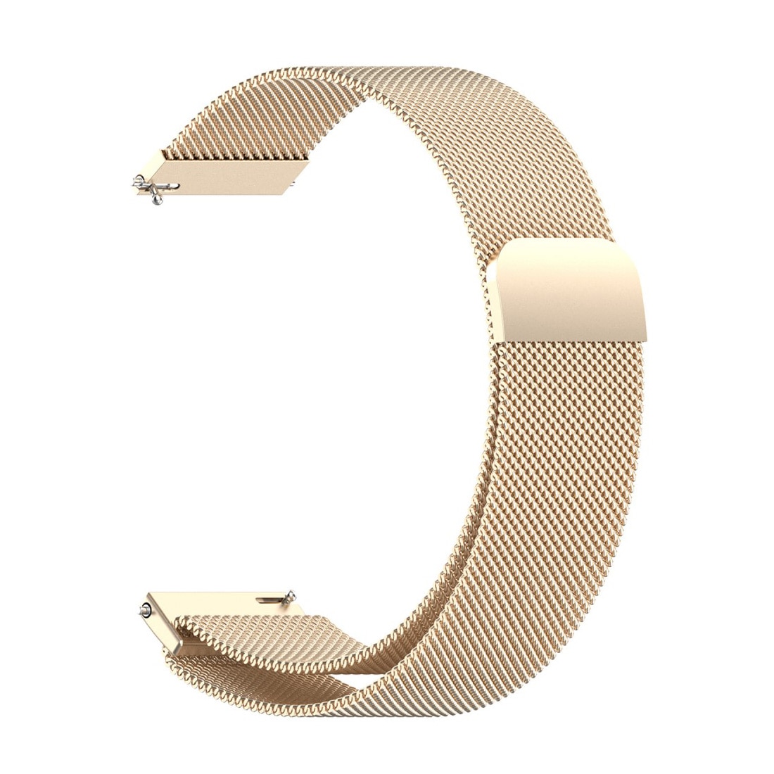 Pulsera milanesa para OnePlus Watch 2, dorado champagne