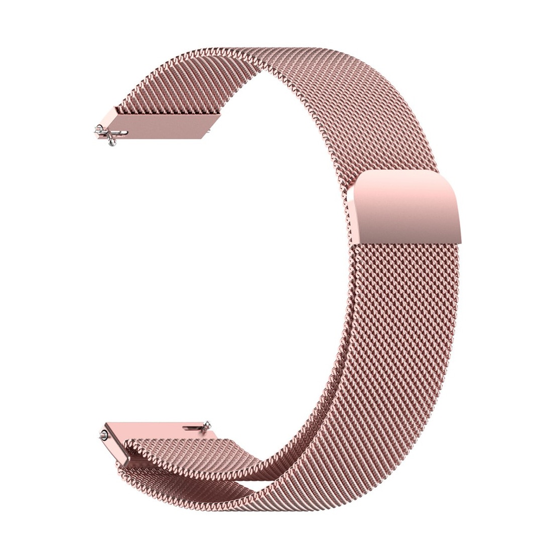 Pulsera milanesa para OnePlus Watch 2, rosa dorado