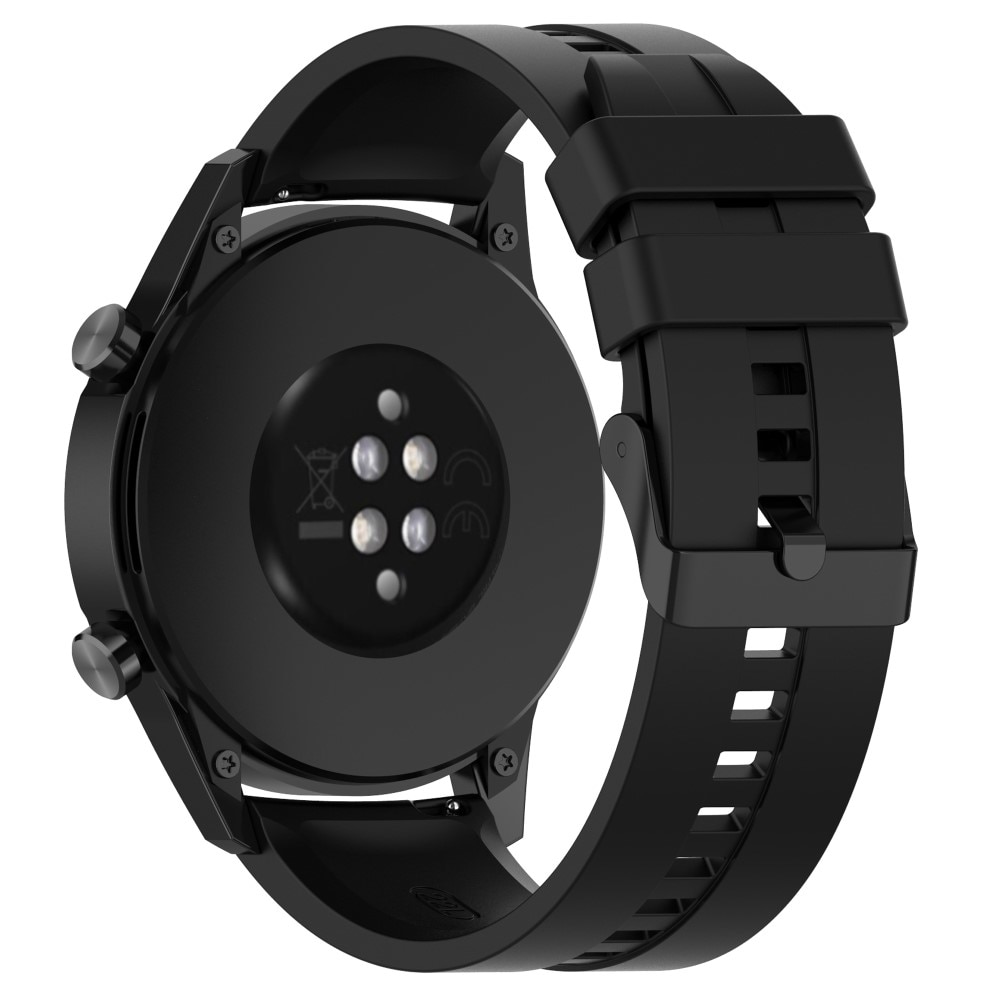 Correa de silicona para Huawei Watch GT 3 46mm/Watch GT Runner, Negro