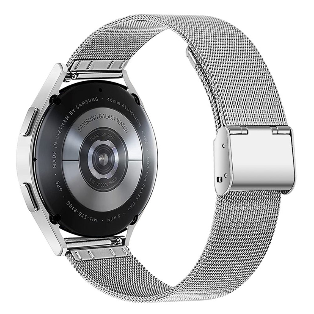 Correa de malla Samsung Galaxy Watch 5 40mm Plata