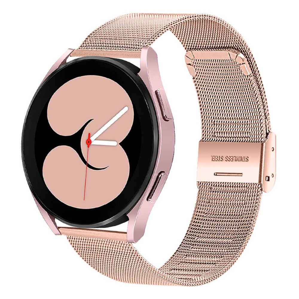 Correa de malla Samsung Galaxy Watch 6 40mm, oro rosa