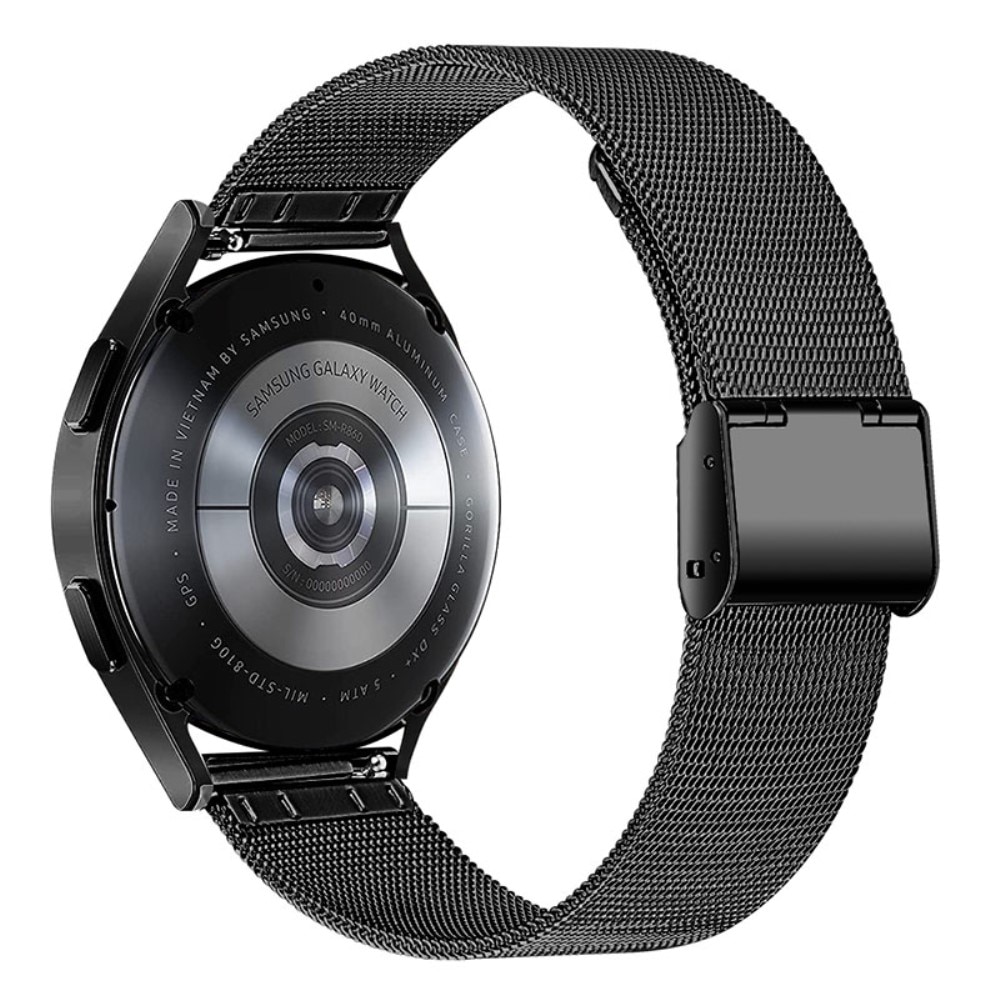 Correa de malla Samsung Galaxy Watch 6 44mm, negro