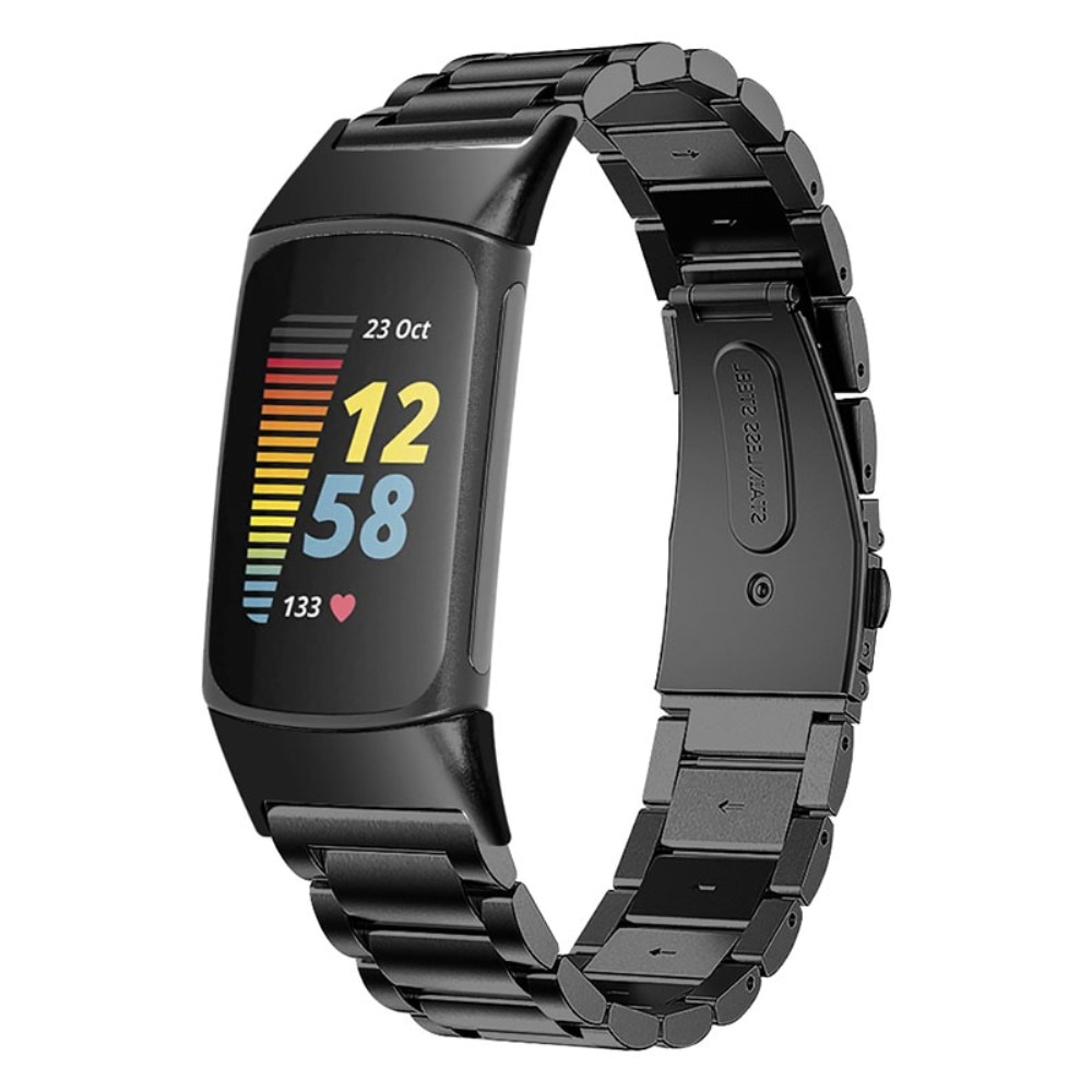 Correa de acero Fitbit Charge 5 Negro