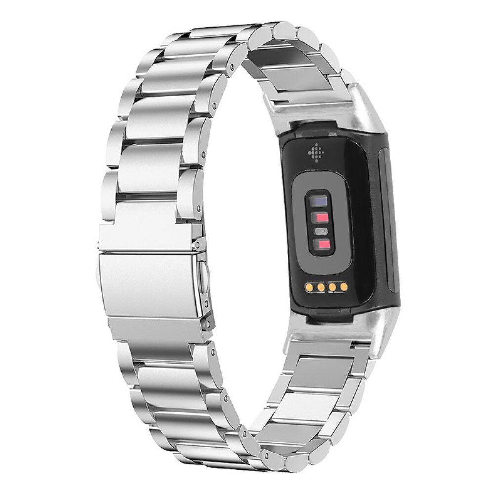 Correa de acero Fitbit Charge 6 Plata