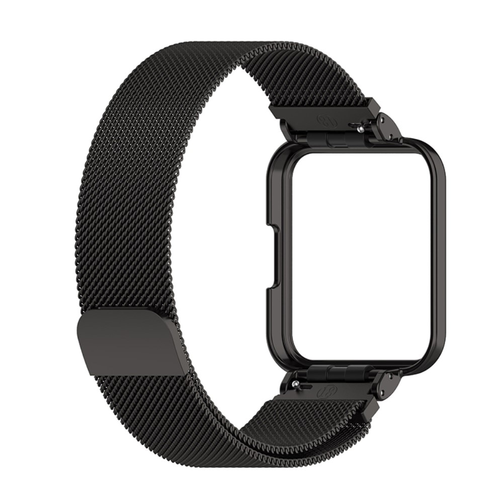 Correa con funda milanesa para Xiaomi Redmi Watch 2 Lite, negro