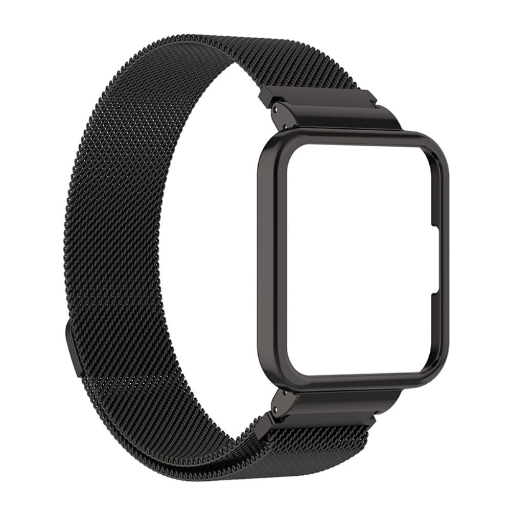 Correa con funda milanesa para Xiaomi Redmi Watch 2 Lite, negro