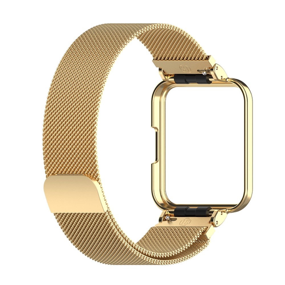 Correa con funda milanesa para Xiaomi Redmi Watch 2 Lite, oro