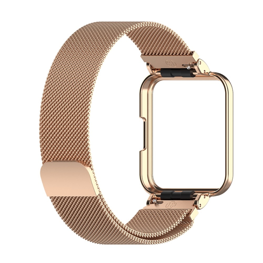 Correa con funda milanesa para Xiaomi Redmi Watch 2 Lite, oro rosa