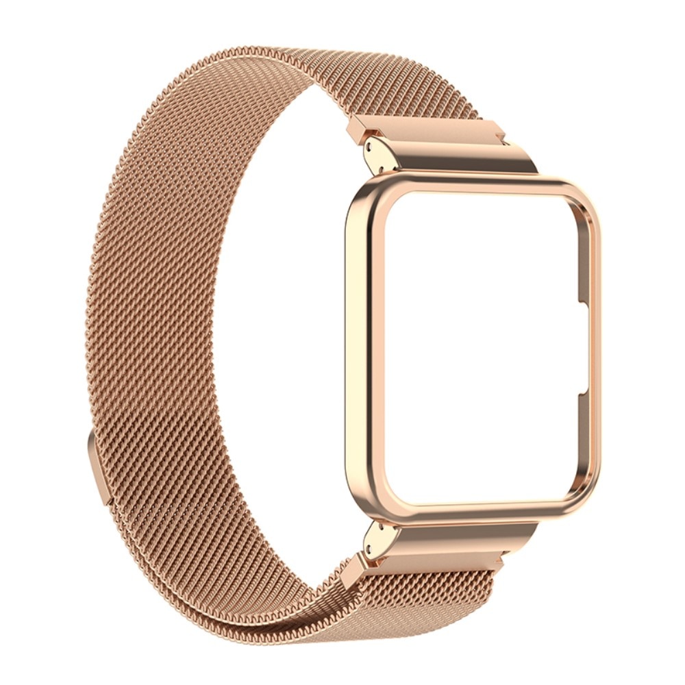 Correa con funda milanesa para Xiaomi Redmi Watch 2 Lite, oro rosa
