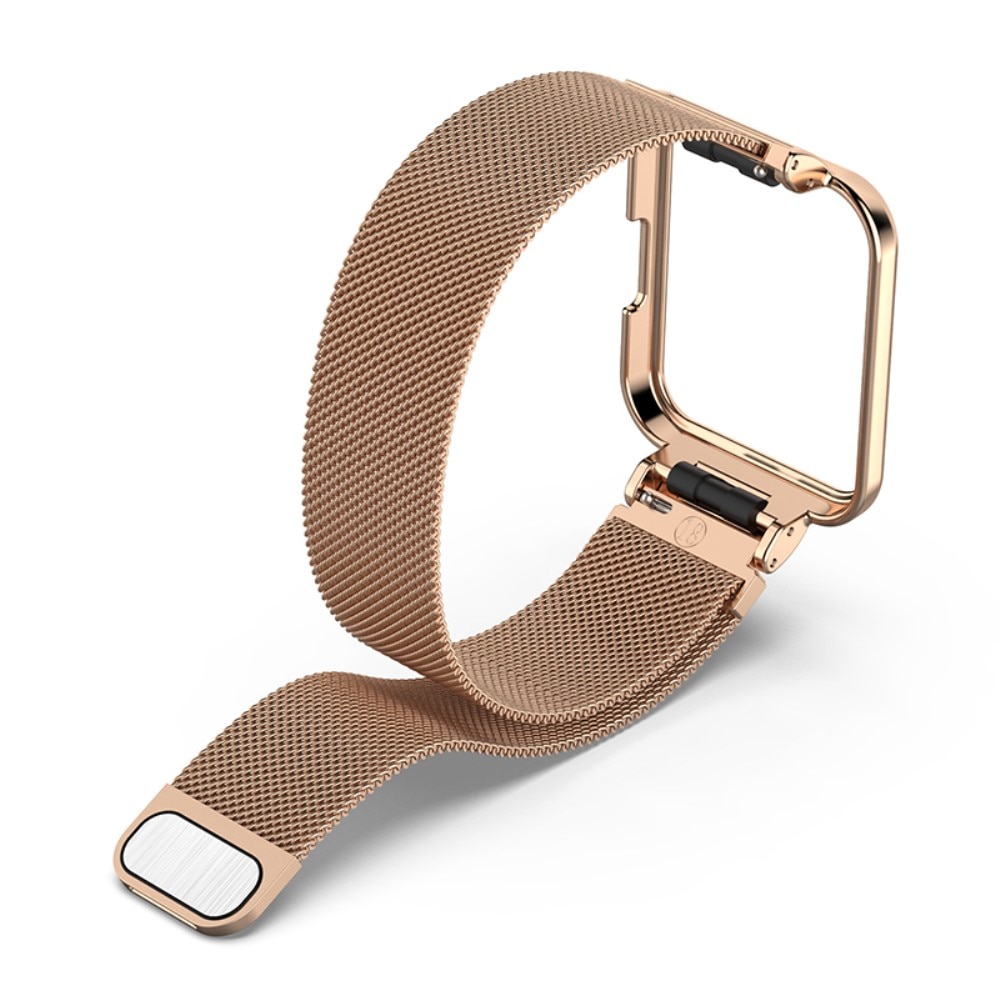 Correa con funda milanesa para Xiaomi Redmi Watch 2 Lite, oro rosa