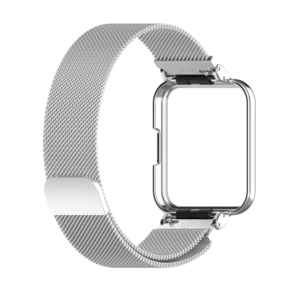 Correa con funda milanesa para Xiaomi Redmi Watch 2 Lite, plata