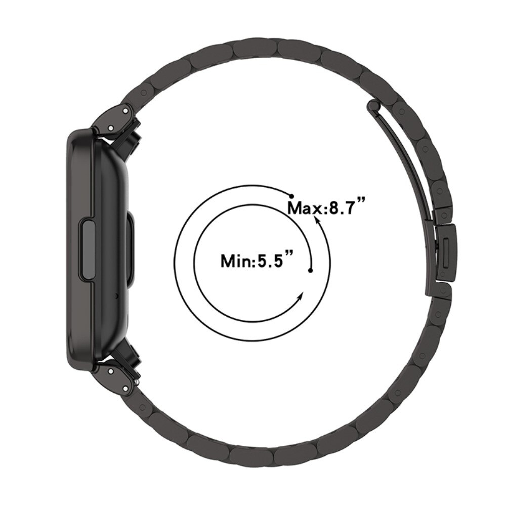 Correa de acero Xiaomi Redmi Watch 2 Lite negro