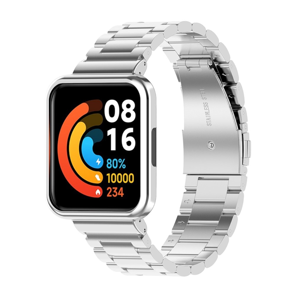 Correa de acero Xiaomi Redmi Watch 2 Lite plata