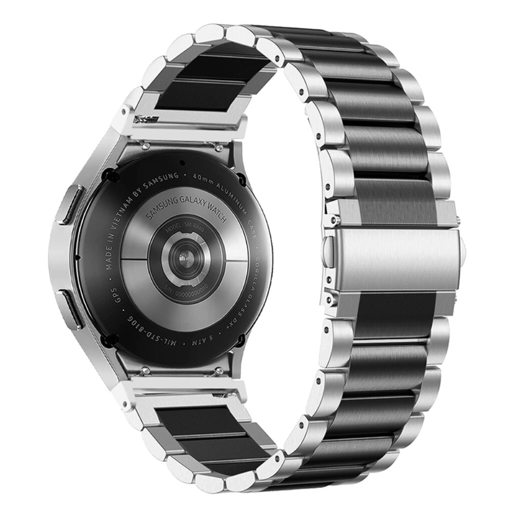 Full Fit Correa acero Samsung Galaxy Watch 4 Classic 46mm Plata