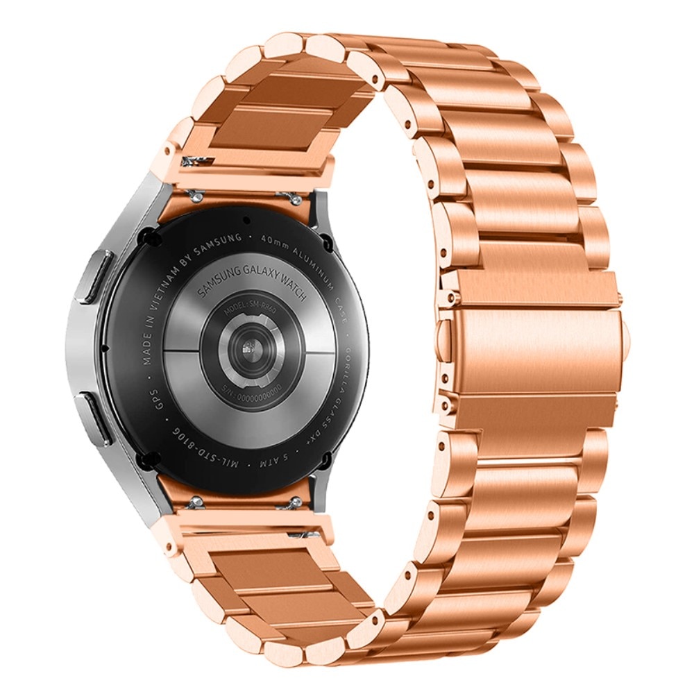 Full Fit Correa acero Samsung Galaxy Watch 6 44mm, oro rosa