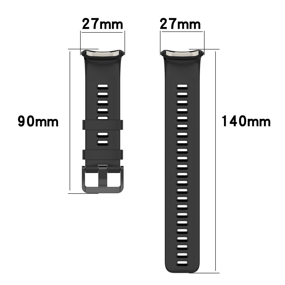 Correa de silicona para Polar Vantage V2, Negro