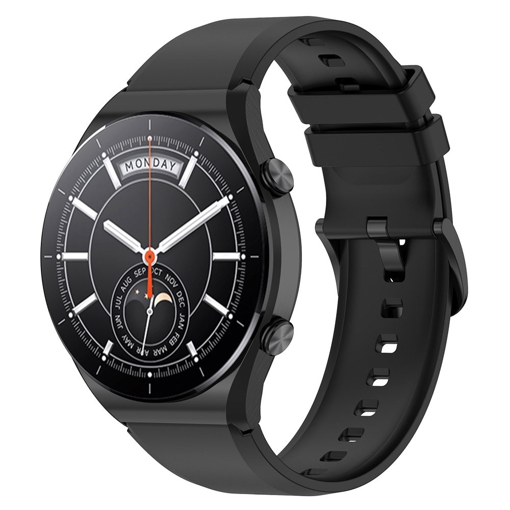 Correa de silicona para Xiaomi Watch S1/S1 Active, negro
