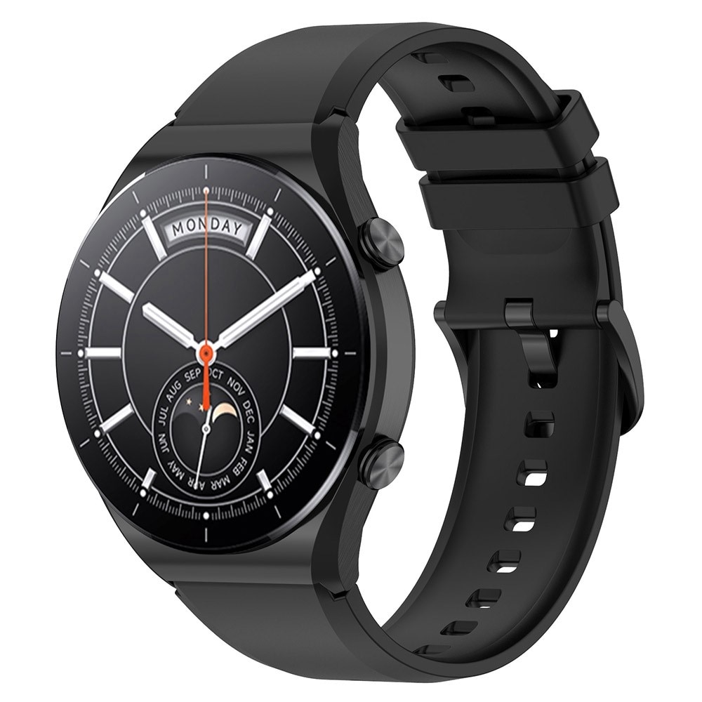 Correa de silicona para Xiaomi Watch S1/Watch S1 Active, Negro