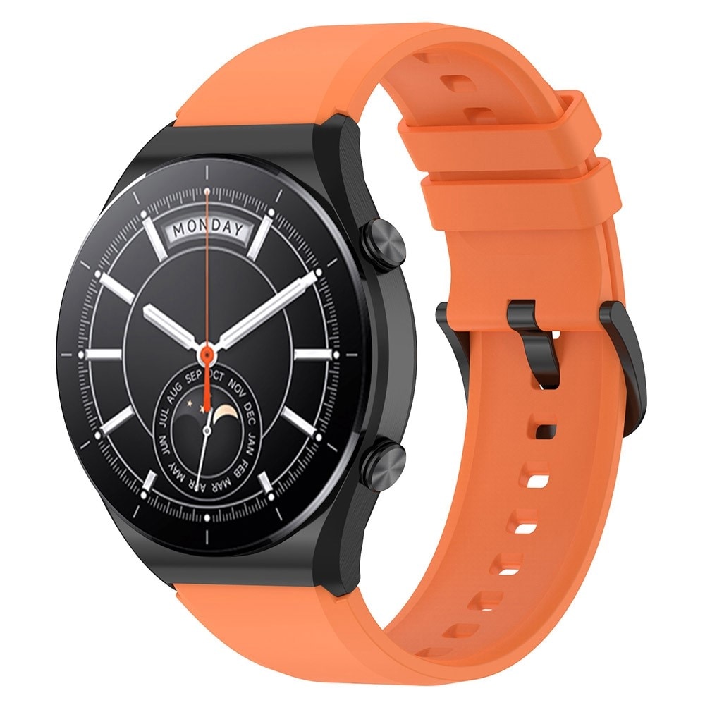 Correa de silicona para Xiaomi Watch S1, naranja