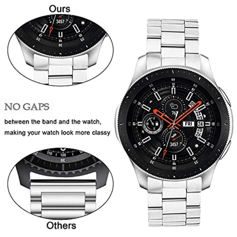 Full Fit Correa acero Samsung Galaxy Watch 46mm Plata