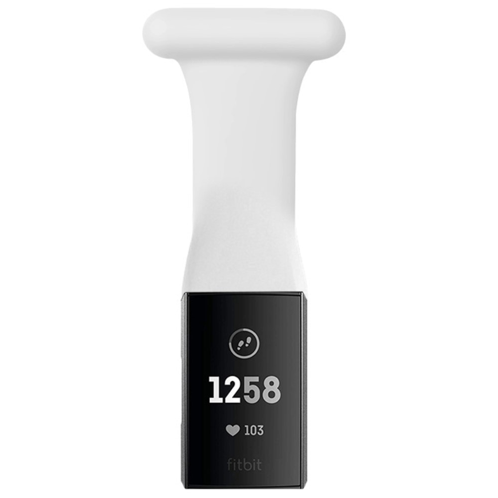 Reloj de bolsillo de silicona Fitbit Charge 3/4 Blanco