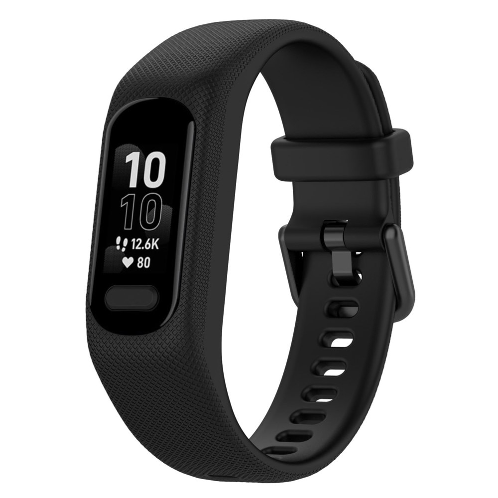 Correa de silicona para Garmin Vivosmart 5, Negro