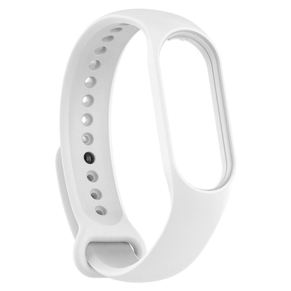 Correa de silicona para Xiaomi Mi Band 7, blanco