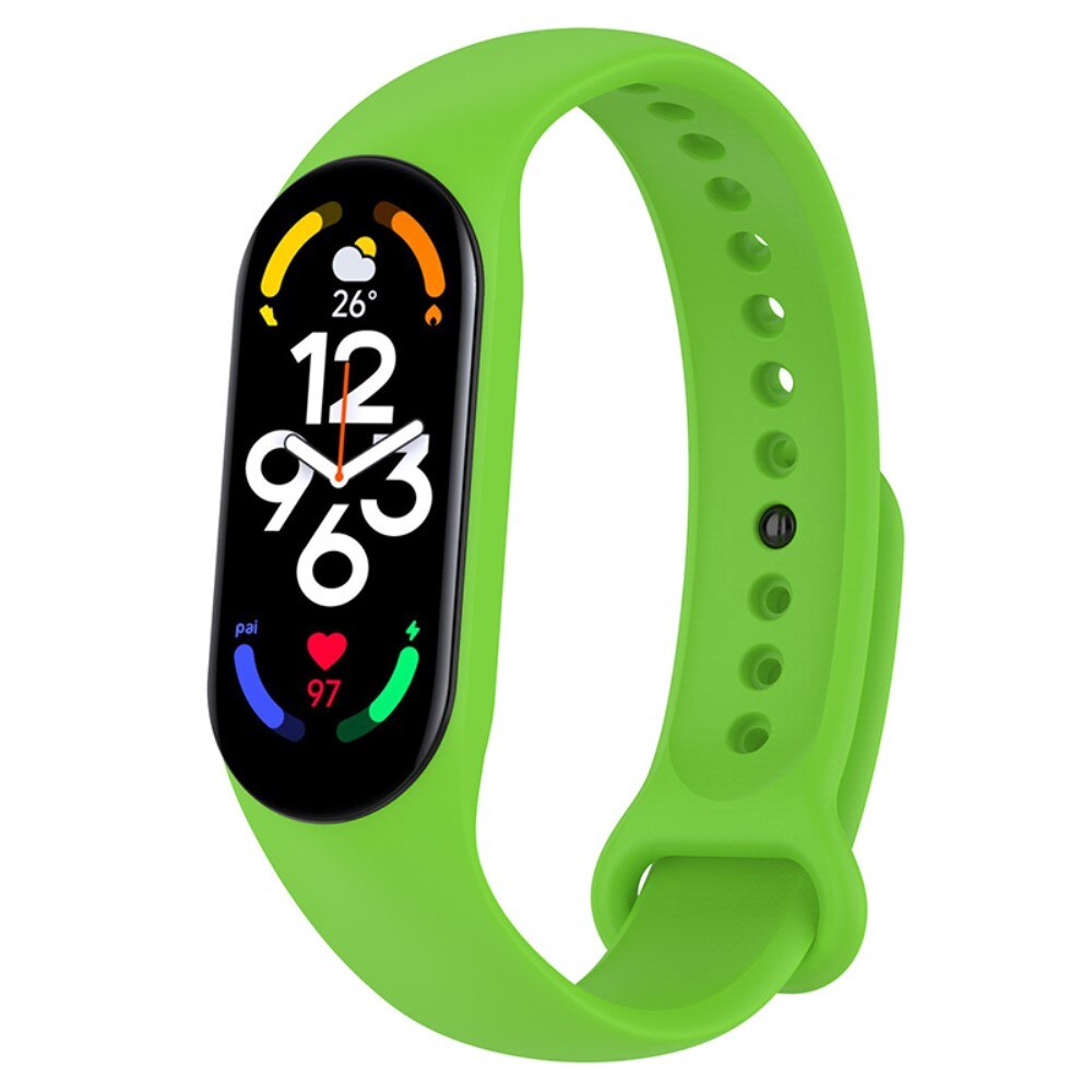 Correa de silicona para Xiaomi Mi Band 7, verde