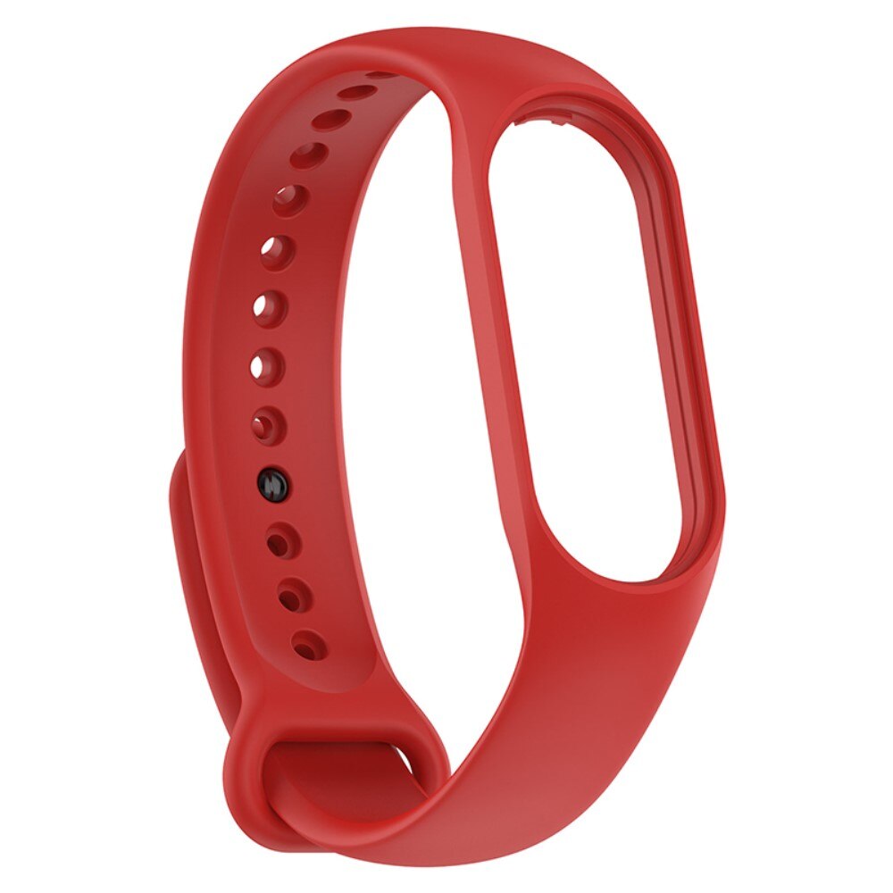 Correa de silicona para Xiaomi Mi Band 7, rojo