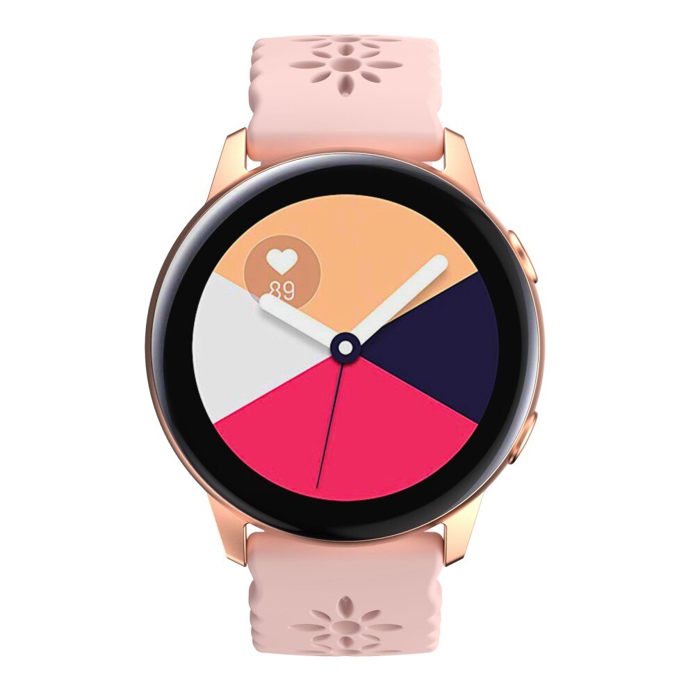 Correa silicona florecer Samsung Galaxy Watch 5 40mm Rosado