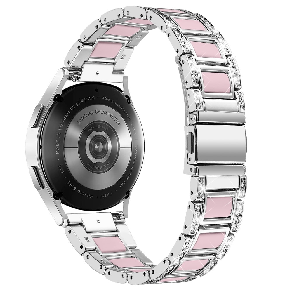 Correa de diamantes Suunto 3 Fitness Silver Rose