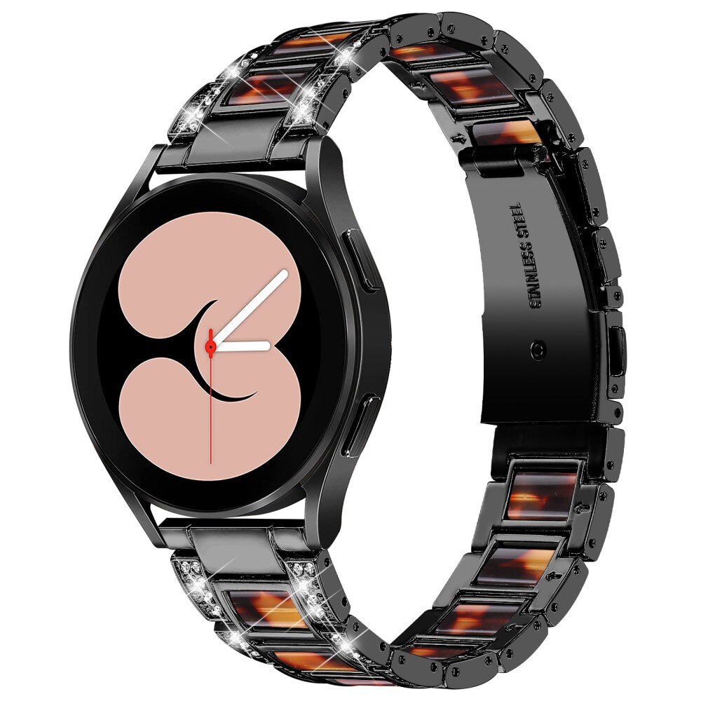 Correa de diamantes Samsung Galaxy Watch 4 40mm Negro Coffe