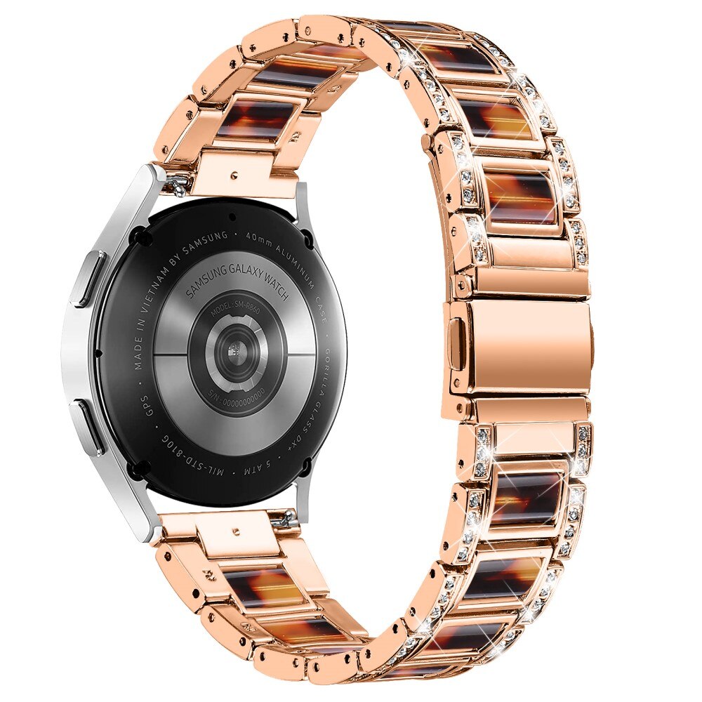 Correa de diamantes Amazfit GTS 2 Mini Rosegold Coffee