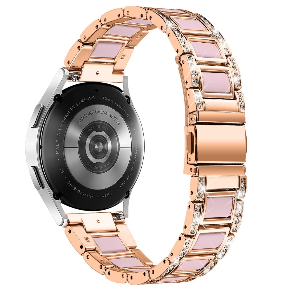 Correa de diamantes Garmin Forerunner 165 Rosegold Rose