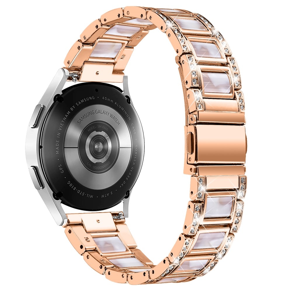 Correa de diamantes Hama Fit Watch 5910 Rosegold Pearl