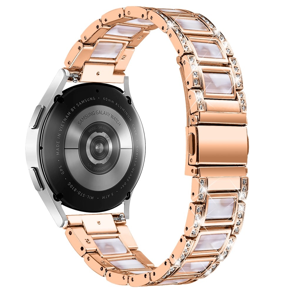 Correa de diamantes Hama Fit Watch 4910 Rosegold Pearl