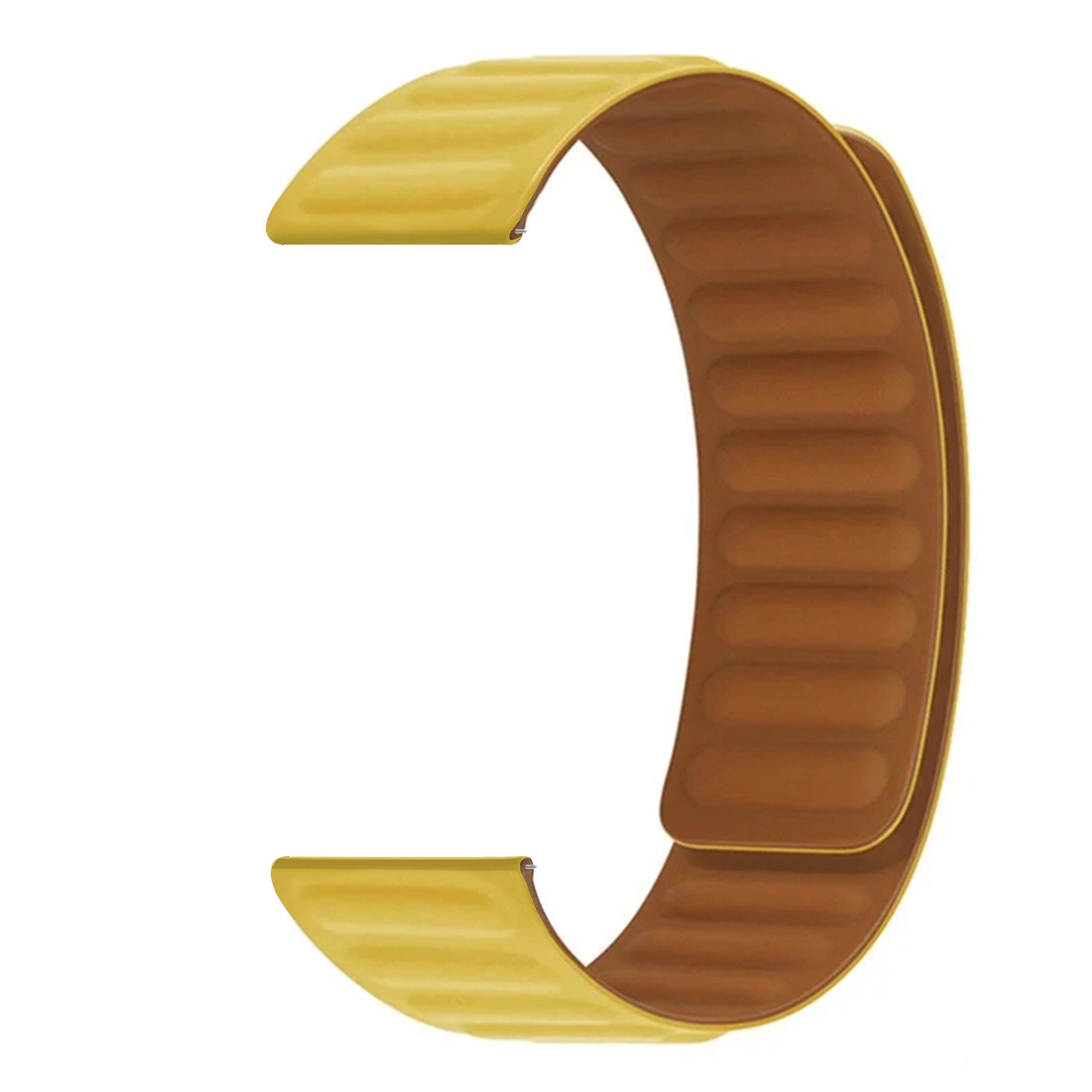 Correa magnética silicona Samsung Galaxy Watch 6 Classic 43mm amarillo