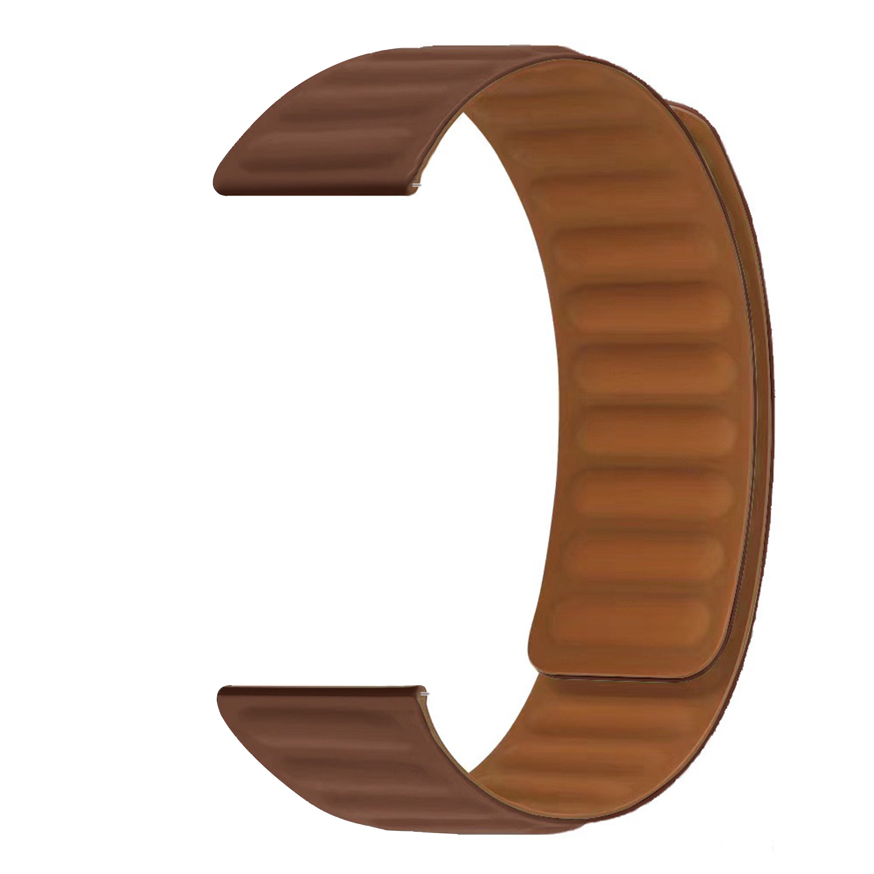Correa magnética silicona Xiaomi Watch S3 marrón